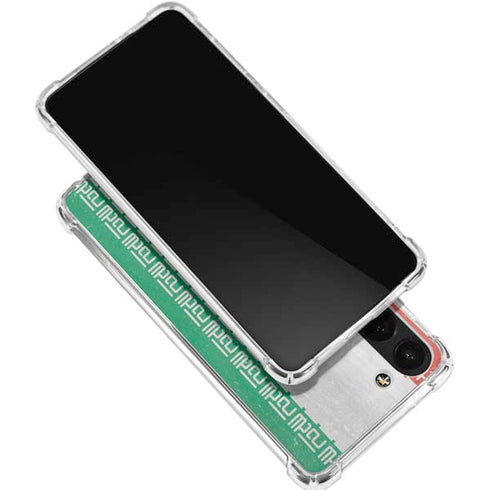 Iran Flag Distressed Galaxy S24 FE Clear Case